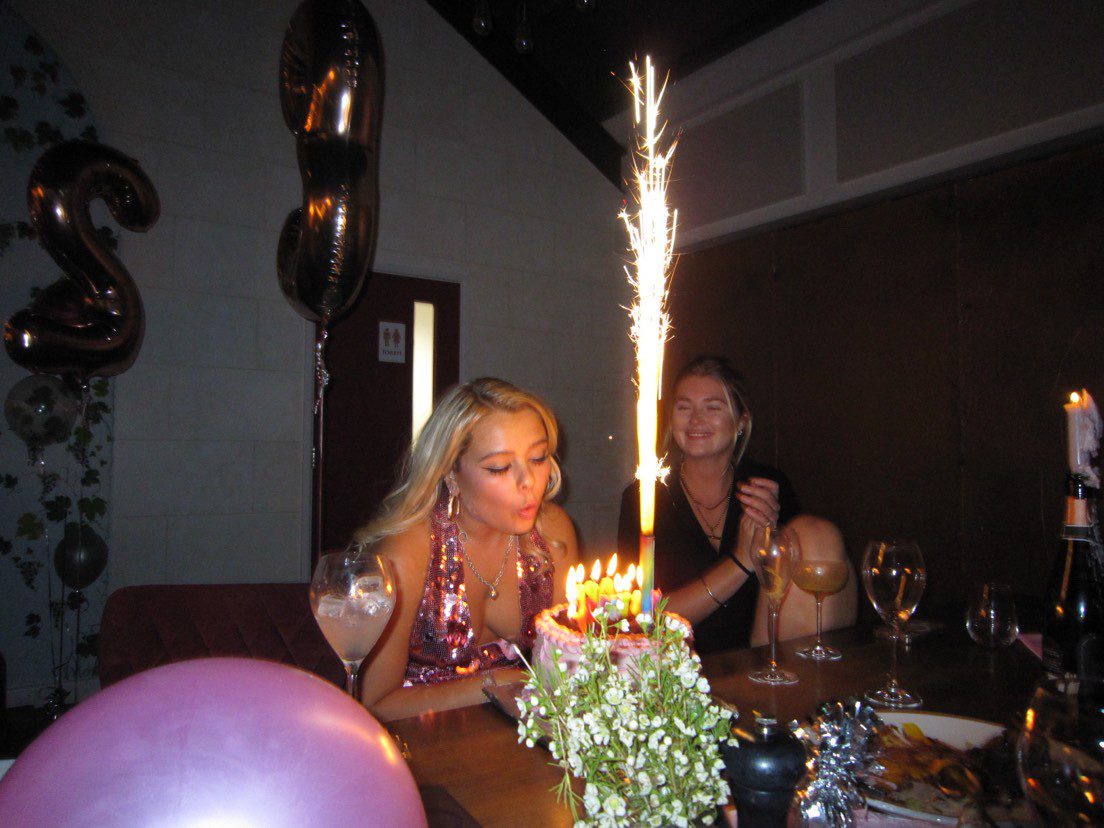 Birthday table at Ashling Park Estate